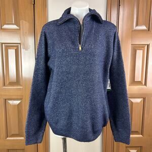 Alesbury Quarter Zip Men’s sweater size large NWT
